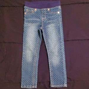 Cherokee jean denim jeggings, girls 3t